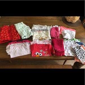 Bundle girl clothes 18-24 months